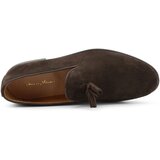 Duca di Morrone Slips on Ascanio - Suede Brown Kostanjeva | Shoptok.si