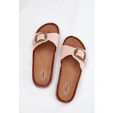 Boto Women's sandals with buckle on cork platform pink Zavira | Shoptok.si