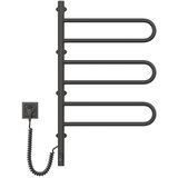  Električni rotirajući sušač za peškire sa termostatom FOUETTE 100W 80x49 cm crna | Eponuda.com
