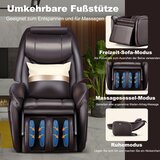 Izdelki za telo Masažni stol Zero Gravity SL Spur z masažo celega telesa in ogrevanjem hrbta, črne/rjave/zelene barve | Shoptok.si