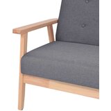  3-dijelna garnitura od tkanine tamnosiva | shoptok.hr