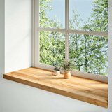  Prozorske klupice 2 kom svijetlosmeđe 110x40x2 cm masivne hrast | shoptok.hr
