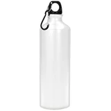 Boca za vodu aluminijska Hook 600ml mat s karabinom bijela