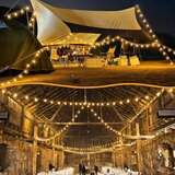  LED prigušiva spoljašnja girlanda 25xE12/1W/24/230V 17,5 m IP65 crna + daljinski upravljač | Eponuda.com
