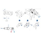 Rosan ugradna slavina sa izlivom za tuš kadu 200x300mm 3/1 set S2 231705 | ePonuda.com