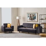 Atelier Del Sofa sofa i fotelja noya chenille anthracite