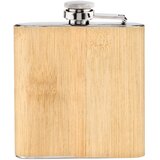  PLJOSKA METALNA PRESVUČENA BAMBUSOM 175ML MIDOCEANBRANDS MO6356-13 NATUR | Shoptok.si