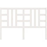  Uzglavlje za krevet bijelo 126 x 4 x 100 cm od masivne borovine | shoptok.hr