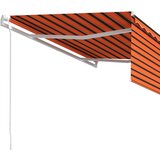  Automatska tenda na uvlačenje s roletom 4,5x3m narančasto-smeđa | shoptok.hr