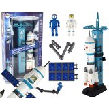 Lean_Toys Igrača vesoljska misija raketa astronavti izstrelitev 15 elementov | Shoptok.si