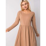 RUE PARIS Dress-RV-SK-5889.41P-camel Cene