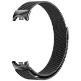 INF Združljiv s Xiaomi Band 8/9/10 - Uradni stil kovinski magnetni pašček Black, (5000074098) | Shoptok.si
