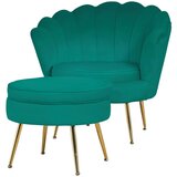 Livetastic FOTELJ, zelena tekstil | Shoptok.si