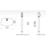 EDBAK Statično TV stojalo STD01 do 70" - | Shoptok.si