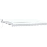  Skrovita tenda Bijelo 500 × 350 cm Poliester i metal | shoptok.hr