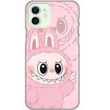  Maska za iPhone 12/12 Pro 6.1 La Bubu Silikonska Print Pink Cene
