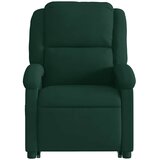  Naslonjač na podizanje tamnozeleni baršunasti | shoptok.hr