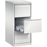 C+P Predalnik za kartoteko ACURADO, 1 vrsta, 3 predali, svetlo sive barve | Shoptok.si