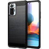 IZMAEL.eu Ohišje Carbon Shield TPU za Xiaomi Redmi Note 10 Pro - Črna | Shoptok.si