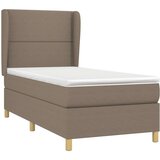  Box spring postelja z vzmetnico taupe 90x190 cm blago, (20892627) | Shoptok.si