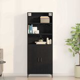  Highboard Crni hrast 69,5 x 34 x 180 cm Konstruirano drvo | shoptok.hr