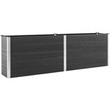vidaXL Visoka greda 200x100x91 cm WPC siva | Shoptok.si