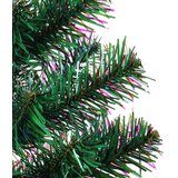  Umjetno božićno drvce s obojenim vrhovima zeleno 180 cm PVC | shoptok.hr