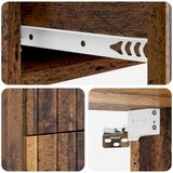  Noćni ormarić za montažu na zid Staro drvo 33 x 34,5 x 43 cm | shoptok.hr