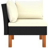 Maison Chic Kotni kavč - Sofa - Kanape poli ratan in trden evkaliptusov les, (21727118) Cene