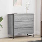  Kreveta Siva Sonoma 79 x 36 x 75.5 cm Konstruirano drvo | shoptok.hr
