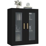 vidaXL Viseča stenska omarica črna 69,5x34x90 cm | Shoptok.si