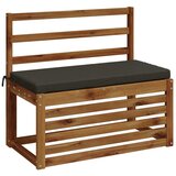  Jastučići za klupe - 2 dijela SOEST 2 kom. 100% poliester - Antracit 60 x 40 x 5 cm Melange | shoptok.hr