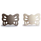 FRIGG® Butterfly Size 1:0-6 months duda Portobello/Cream 2 kos | Shoptok.si
