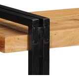 vidaXL Stenska polica 90x33x45 cm Masivni les Akacija | Shoptok.si
