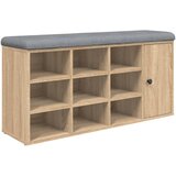 Maison Chic Klop za čevlje - Sedež za čevlje sonoma hrast 102x32x50 cm inženirski les, (21777380) Cene