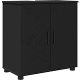 vidaXL Komplet pohištva za kopalnico 2 pcs Črna 61 x 35 x 64 cm | Shoptok.si