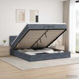  Podesivi krevet s madracem Tamnosiva 200 x 200 cm Baršun | shoptok.hr