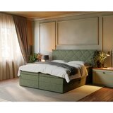 Welnova POSTELJA BOXSPRING 180 cm x 200 cm , tekstil zelena | Shoptok.si