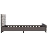  Posteljni okvir siv žamet 140x200 cm, (20643688) | Shoptok.si