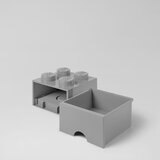 Lego Siva kvadratna škatla za shranjevanje LEGO® | Shoptok.si