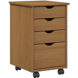  Mobilni ormar s kotačem MOSS Medeno Smeđa 34 x 39 x 56 cm | shoptok.hr