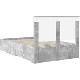  Krevetna konstrukcija s ladicama Betonski sivi 120 x 200 cm | shoptok.hr