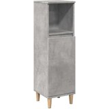 vidaXL Kopalniška omarica betonsko siva 30x30x100 cm inženirski les | Shoptok.si