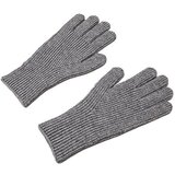 HURTEL Pletene rokavice za telefon z izrezi za prste, unisex sive, (21831550) | Shoptok.si