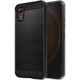 Avizar Ohi&amp;scaron;je za Samsung Galaxy Xcover 7 Silikonska zasnova Brushed Effect, Črna, (5000012819) Slike