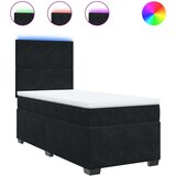 Box spring krevet s madracem crni 90x190 cm baršunasti | shoptok.hr