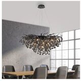 PAUL NEUHAUS 2192-18 - Luster na sajli ICICLE 10xG9/40W/230V 50x100 cm crna Cene