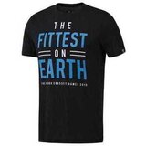 Reebok Majice s kratkimi rokavi Crossfit Fittest ON Earth Črna | Shoptok.si
