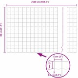 Euro ograda 0,8 x 25 m Željezo prekriveno PVC-om | shoptok.hr