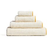 Kave Home Rumena/bela frotirna bombažna brisača 70x140 cm Sedora – | Shoptok.si